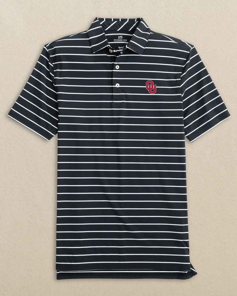 Exclusive Oklahoma Sooners brrr°®-eeze Desmond Stripe Polo Long-Lasting