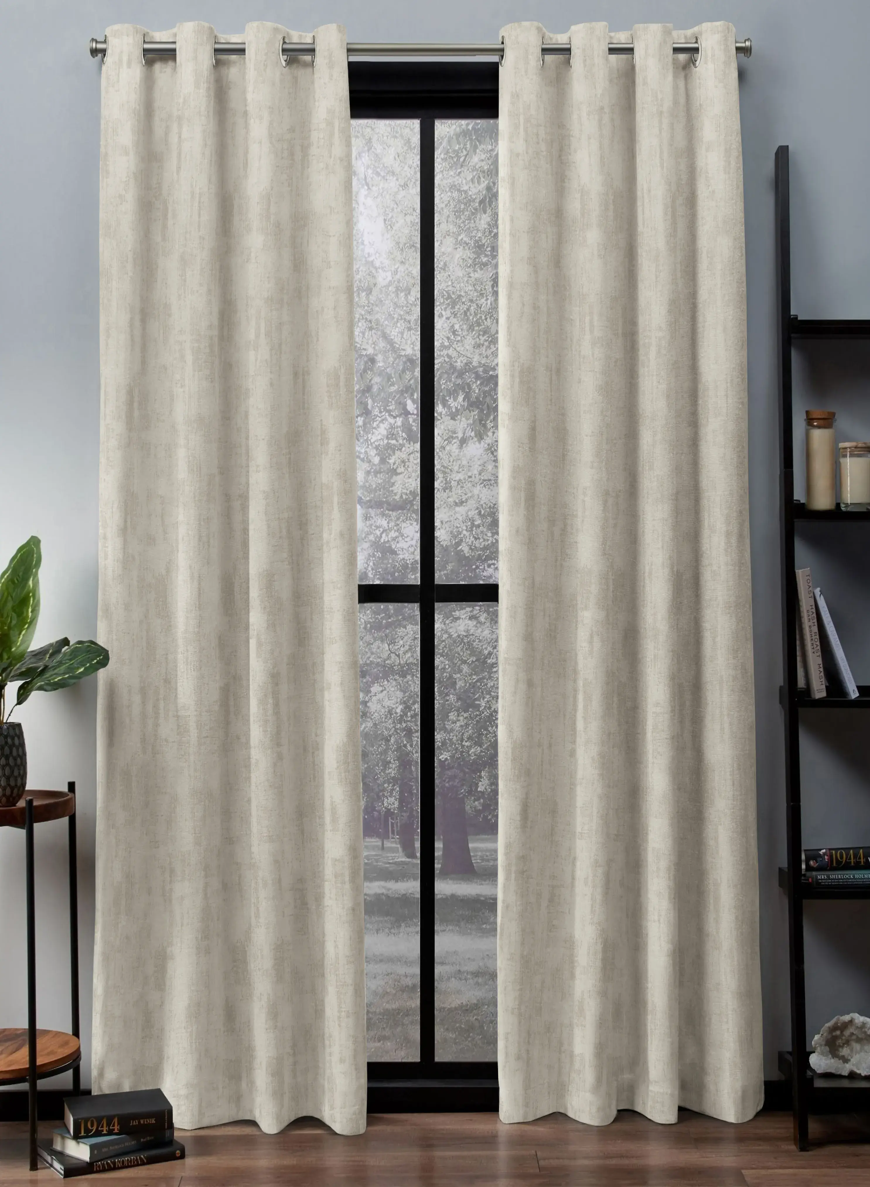 Comfortable Bling Rustic Vibe Room Darkening Curtains Cotton Shalimar Set of 2The Guide to Measuring and Choosing Curtains Safe