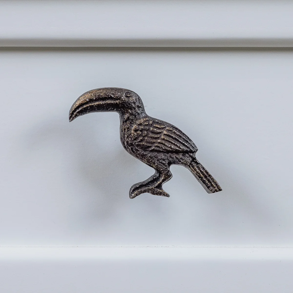 High-End Rustic Toucan Drawer Knob Refined