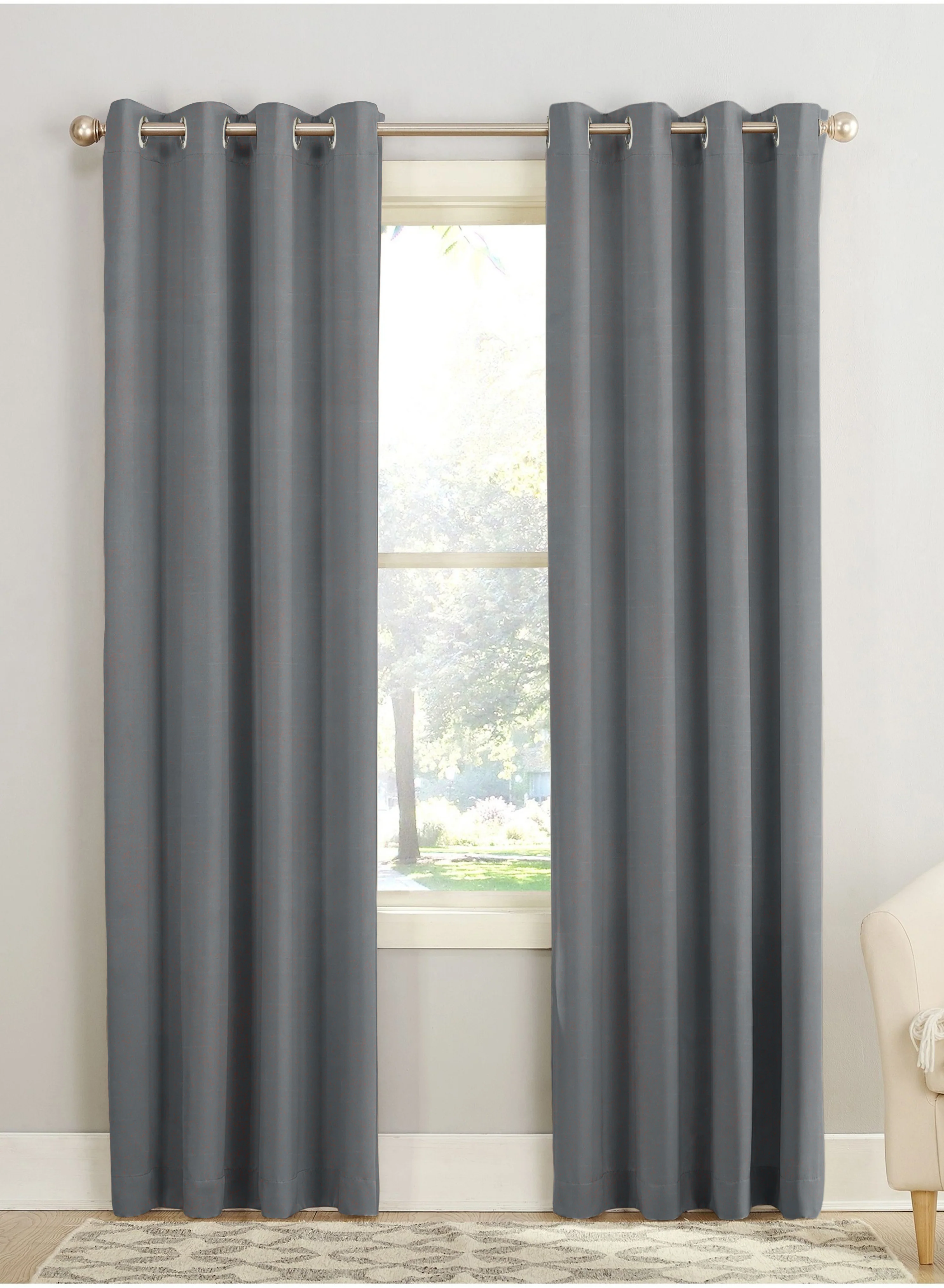 Natural Casper Plain Room Darkening Curtains Bright Gray Set of 2The Guide to Measuring and Choosing Curtains Safe
