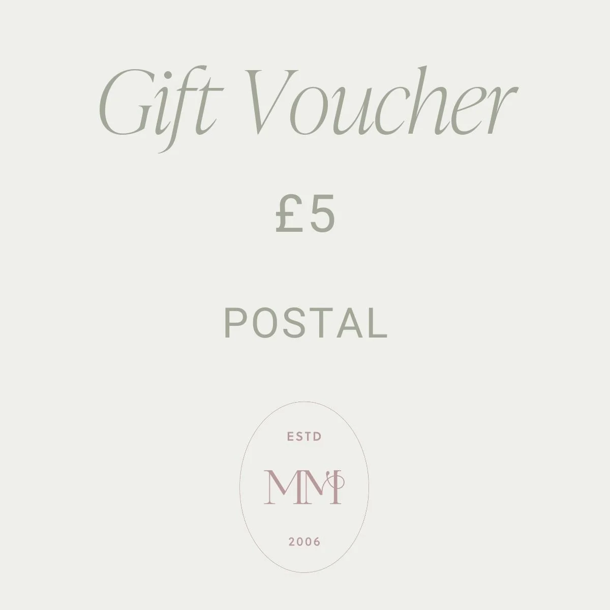 Versatile Gift £5.00 POSTAL Enhanced