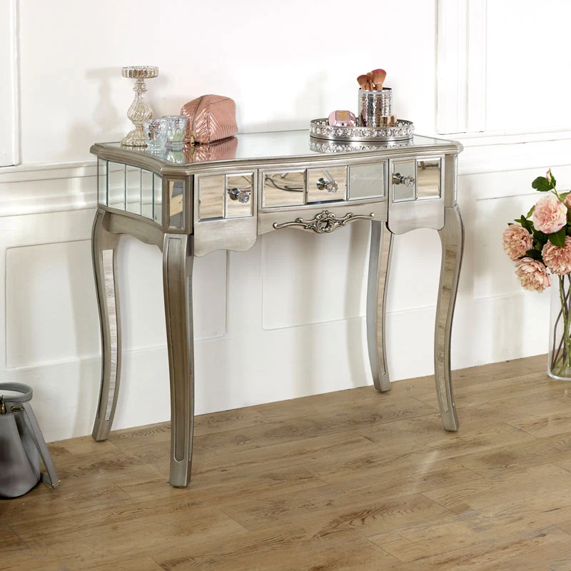 Expertly Made Mirrored Dressing Table – Tiffany Range Sophisticated