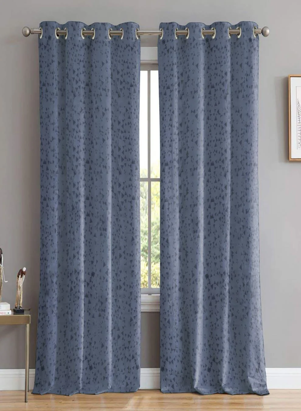 First-Class Elwana Jacquard Blackout Curtains Blue Set of 2 Pattern 3 The Guide to Measuring and Choosing Curtains Versatile