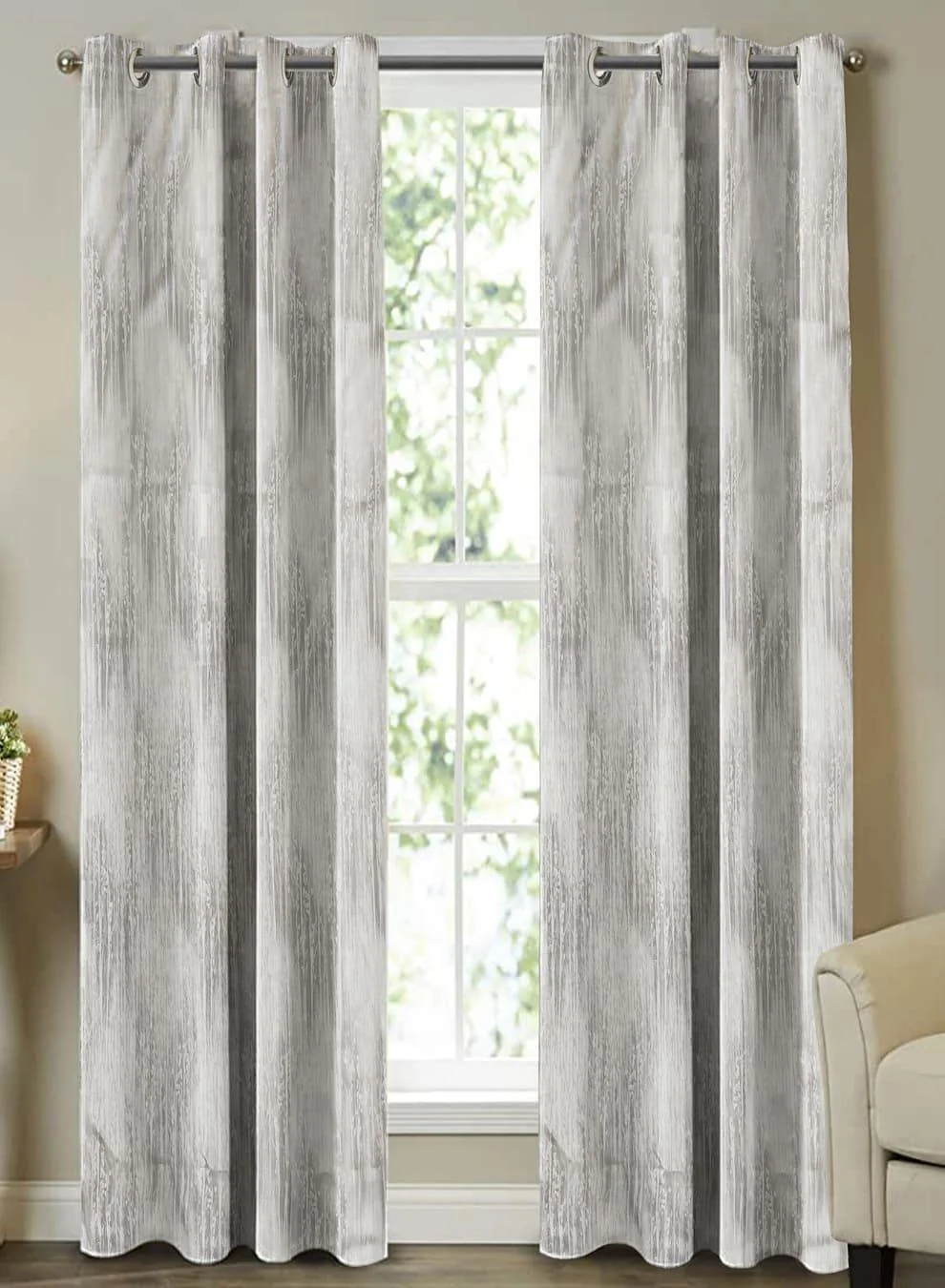 Trusted Farella Jacquard Blackout Curtains Gray Set of 2 Pattern 2 The Guide to Measuring and Choosing Curtains Sustainable