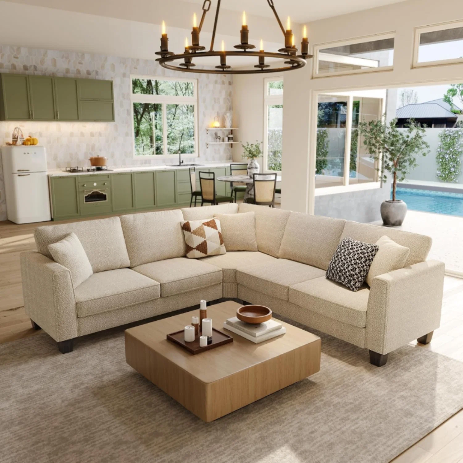 Responsible L Shaped Sofa Couch Sectional Sofa Corner Couch Chenille Sectional Couches for Living RoomL Shaped Sofa Couch Sectional Sofa Corner Couch Chenille Sectional Couches for Living Room Proven