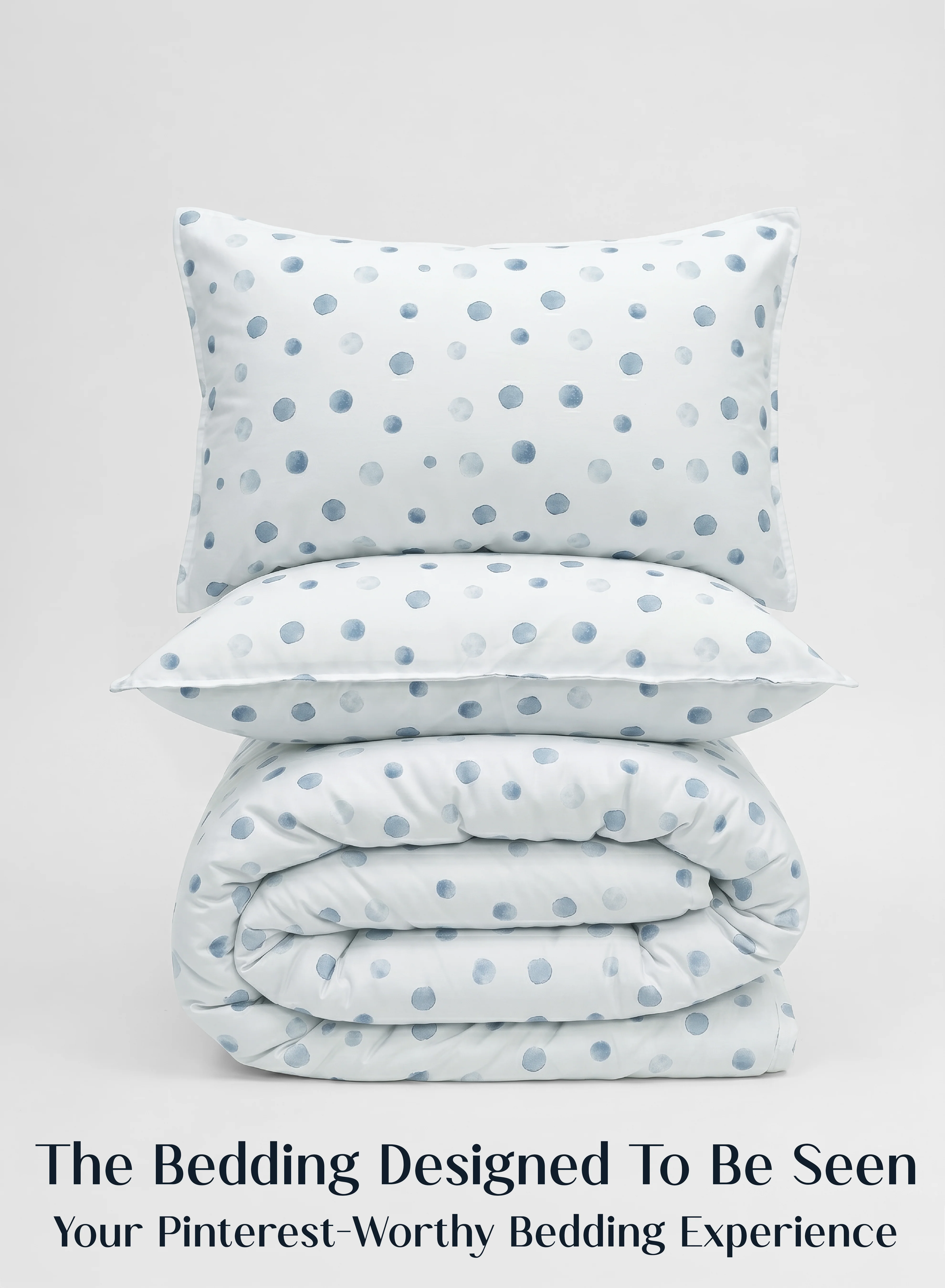 Smooth Crayonic™ 8-Piece AC Bedding Set Signature Designer Bedding for AC Rooms Bluebell Fine