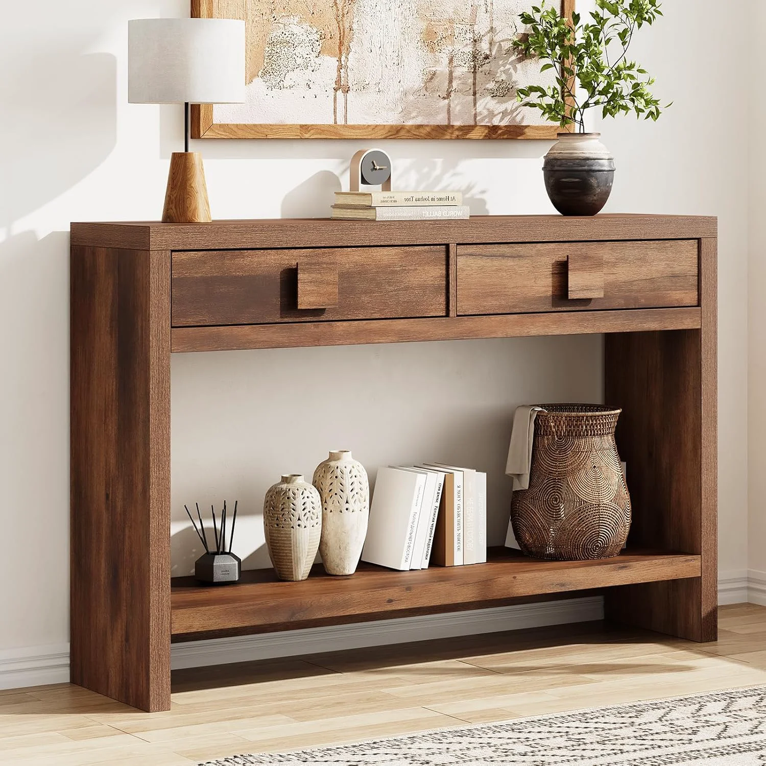 Long-Lasting 47 Inch Narrow Entryway Table Console Table with Drawers Tables Behind Couch Table47 Inch Narrow Entryway Table Console Table with Drawers Tables Behind Couch Table Artisan
