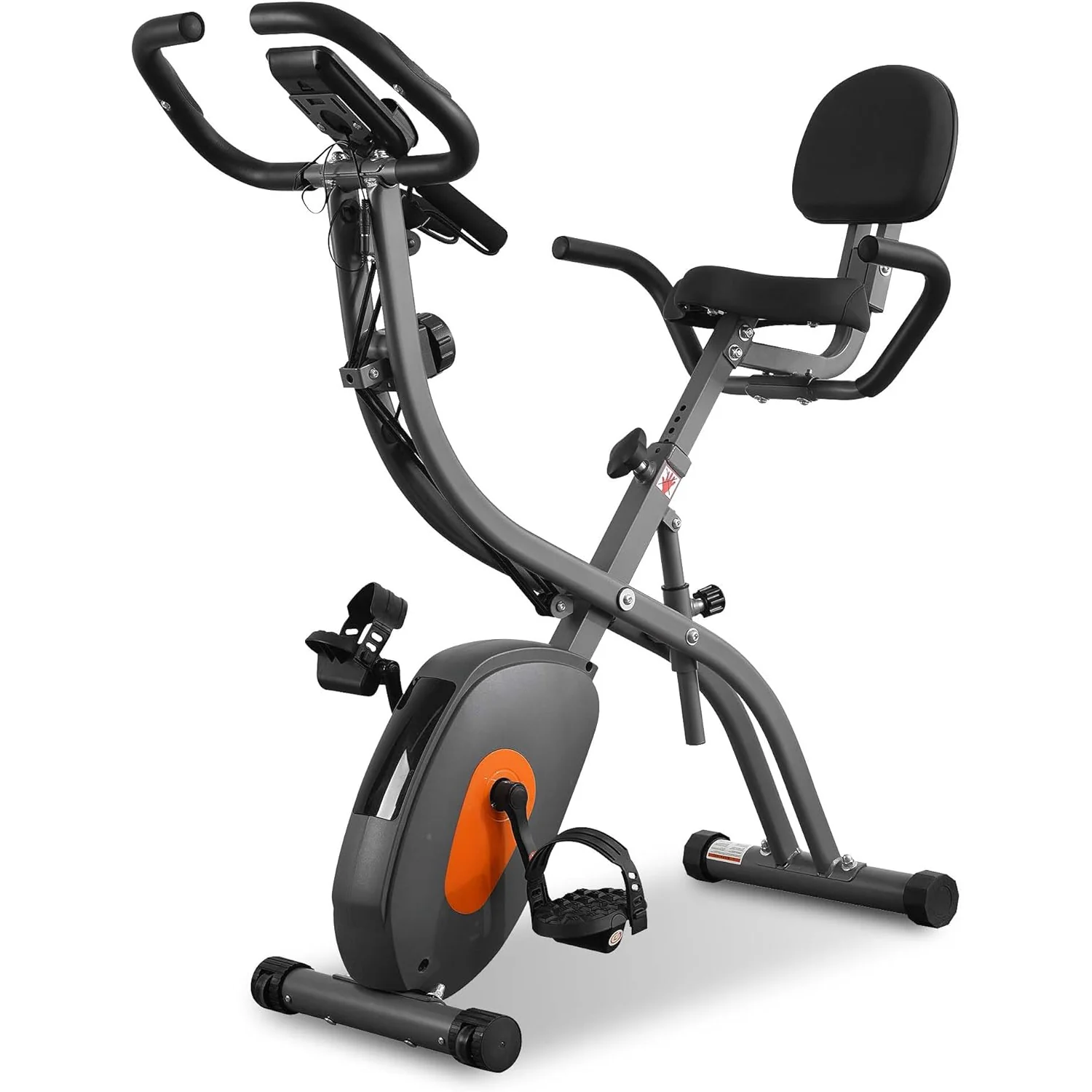 Certified Home Folding Exercise Bike Stationary Exercise Bike with Arm Resistance Bands and Pulse Sensor LCD DisplayHome Folding Exercise Bike Stationary Exercise Bike with Arm Resistance Bands and Pulse Sensor LCD Display Elegant