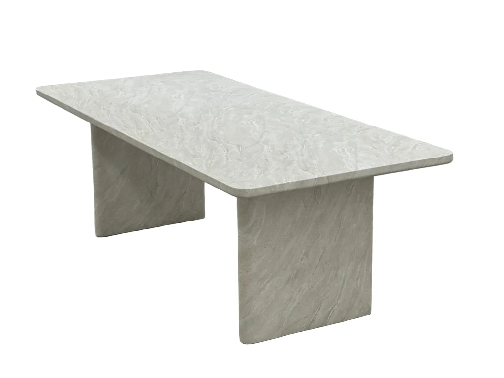 Green Thera Cement Outdoor Dining Table 2250 Prestigious