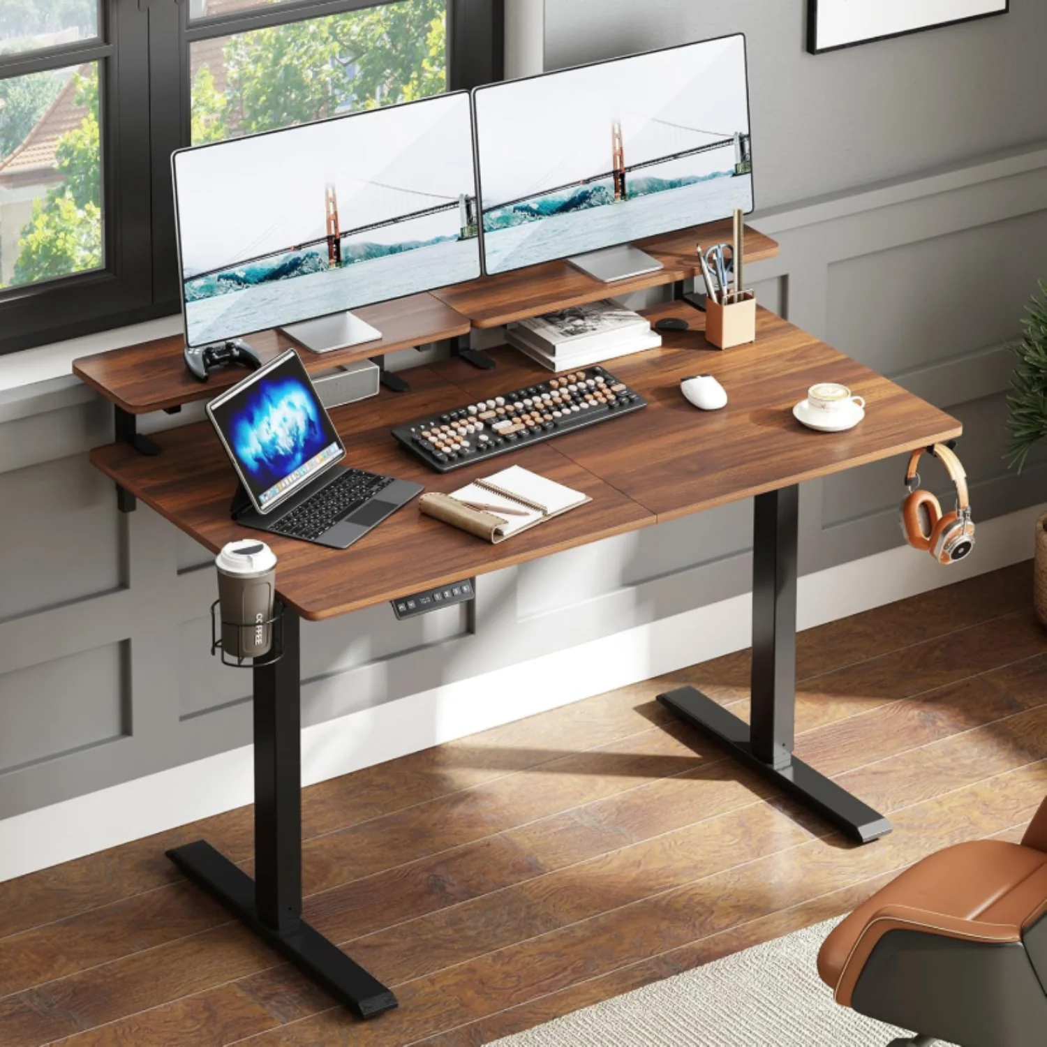 Flexible Discontinued 71 x 24 Inch Electric Standing Desk Home Office Stand Up Desk with Memory Preset Controller Discontinued 71 x 24 Inch Electric Standing Desk Home Office Stand Up Desk with Memory Preset Controller Modern