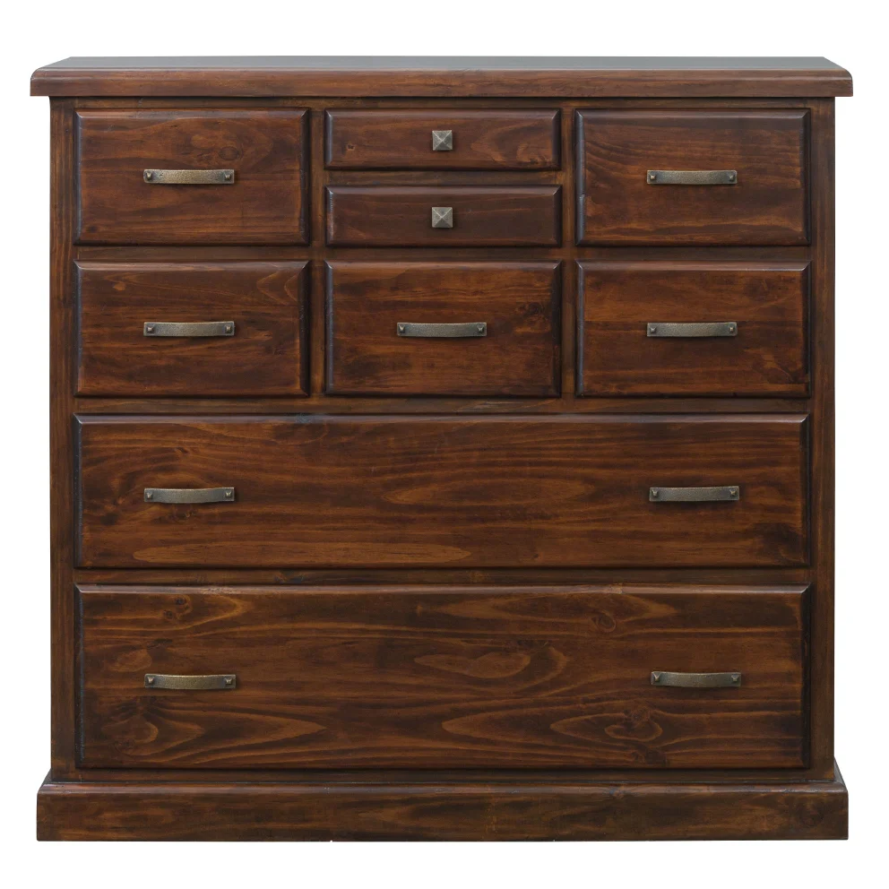 Expertly Made Caribbean 9 Drawer Tallboy Outstanding