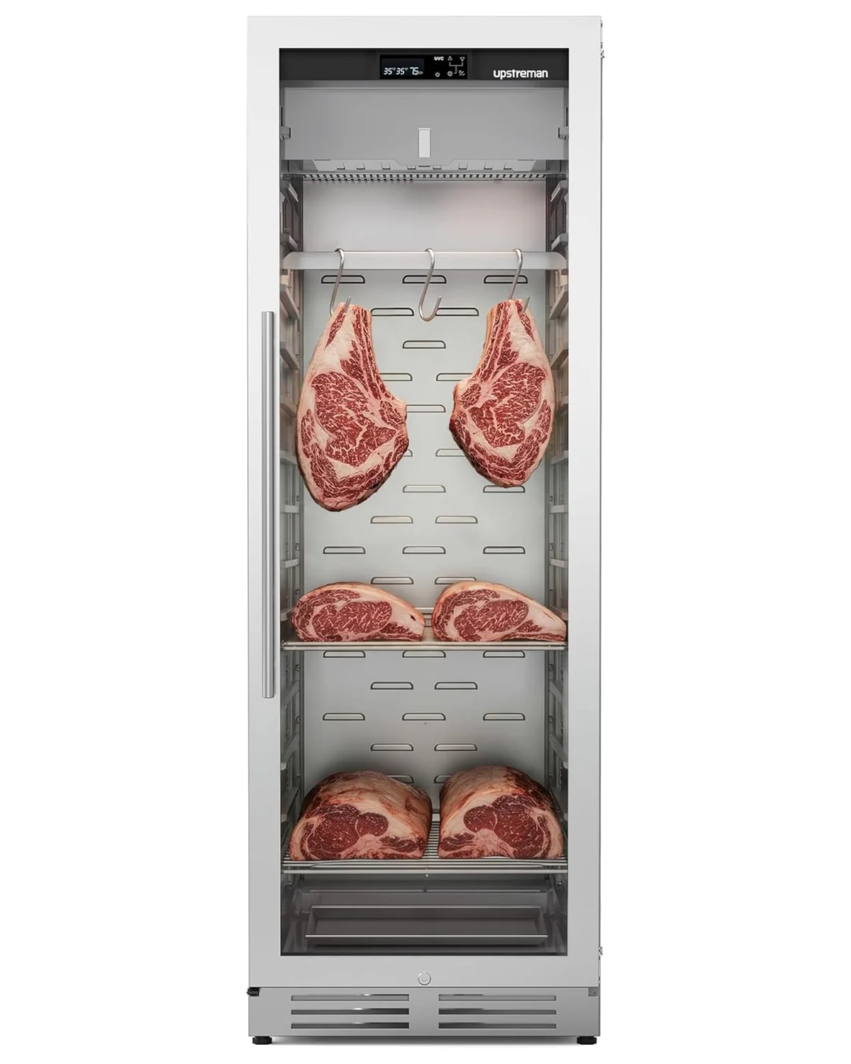 High-Performance Dry Aging Fridge for Steak Beef 12.5 Cu.Ft Meat Dry Ager with Large Capacity for Restaurant Home KitchenDry Aging Fridge for Steak Beef 12.5 Cu.Ft Meat Dry Ager with Large Capacity for Restaurant Home Kitchen Safe