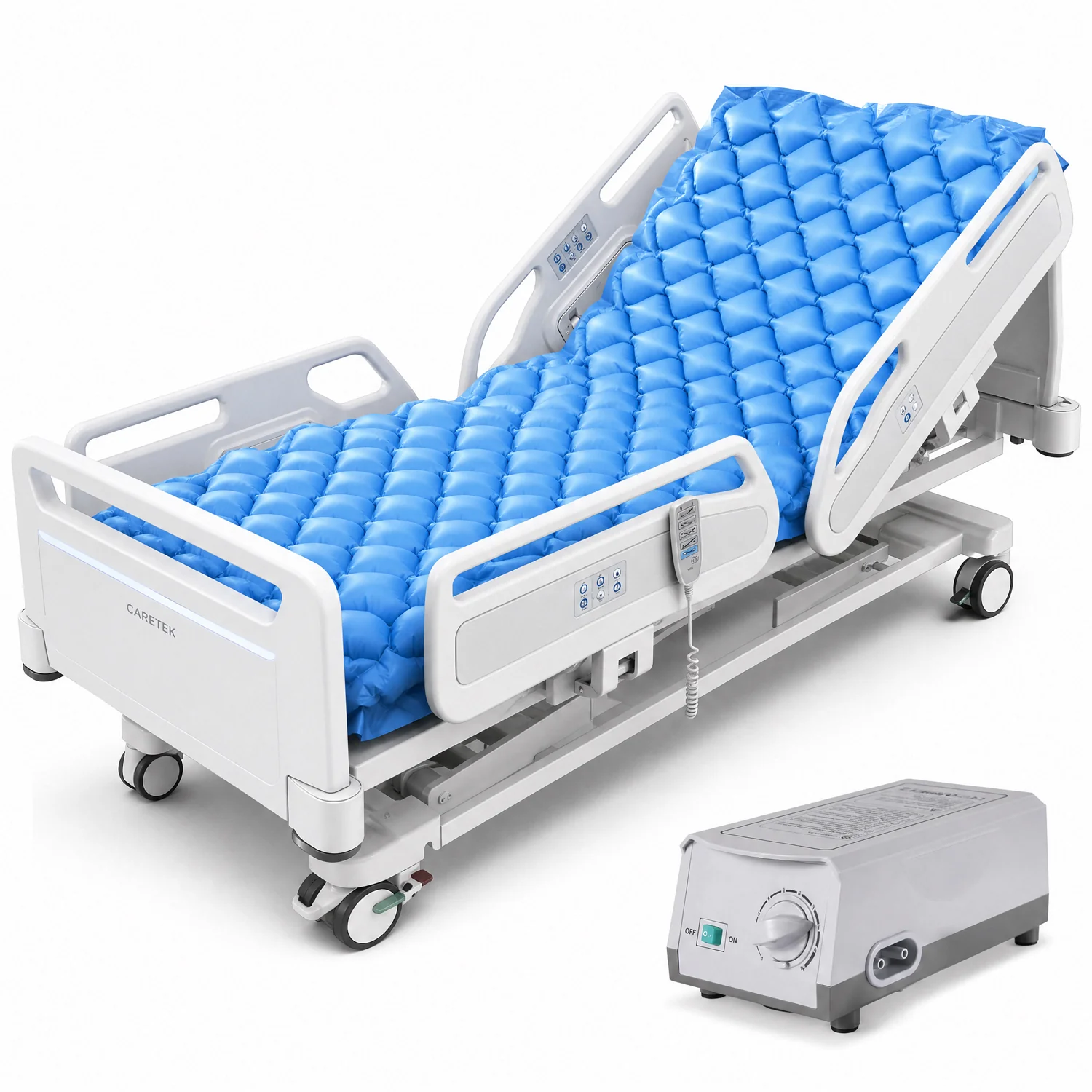 Top-Quality Alternating Pressure Mattress with Quiet Electric Pump Pressure Relief Air Mattress for Hospital Bed Home CareAlternating Pressure Mattress with Quiet Electric Pump Pressure Relief Air Mattress for Hospital Bed Home Care Classic