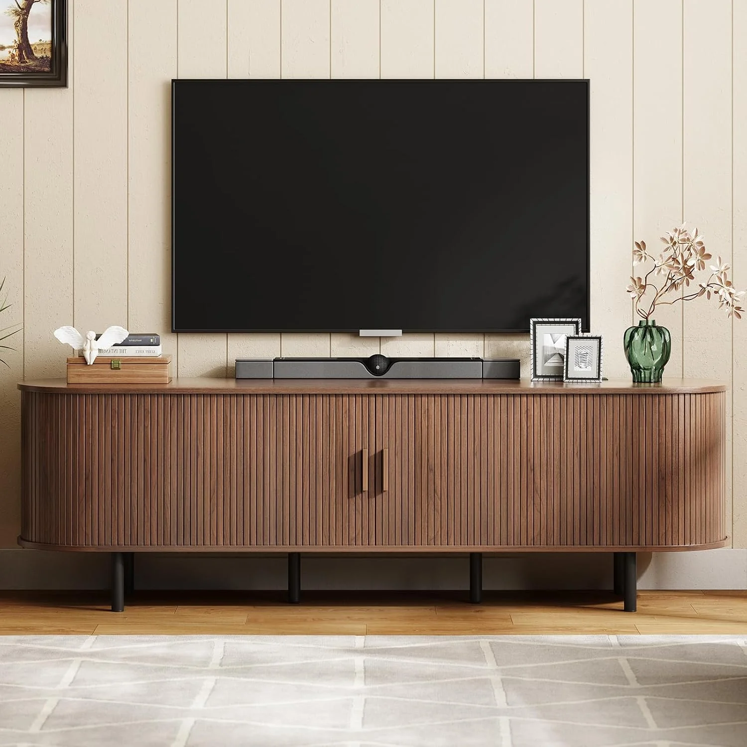 Superior 70 Inch TV Stand for T up to 75 Inch Entertainment Center with Storage Sliding Doors Adjustable Shelves Power Outlet70 Inch TV Stand for T up to 75 Inch Entertainment Center with Storage Sliding Doors Adjustable Shelves Power Outlet Fine