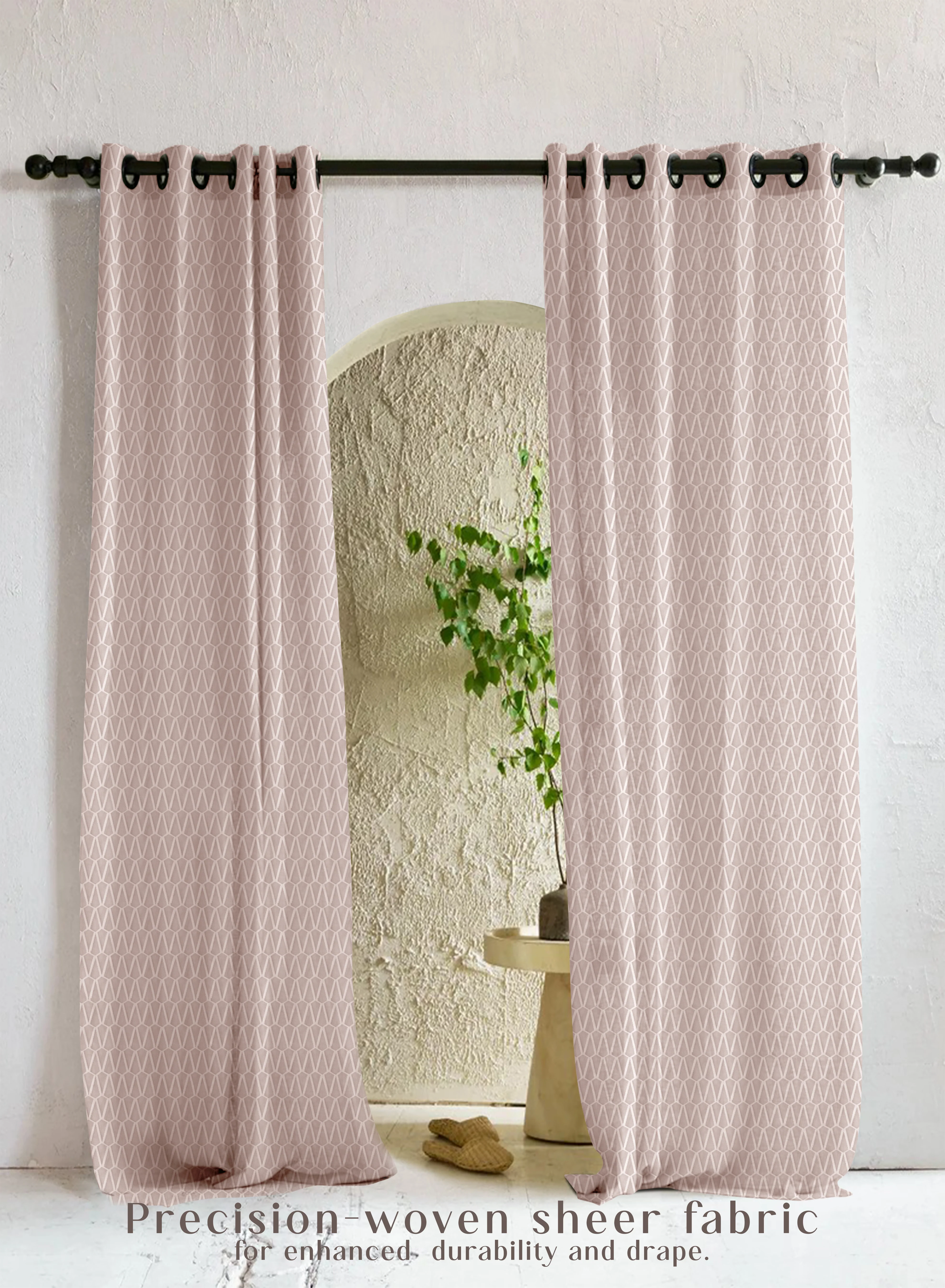 World-Class Elsa Textured Sheer Curtains Modern Aesthetic Soft Light Filter Beige Set of 2 Fully CustomizableThe Guide to Measuring and Choosing Curtains Official