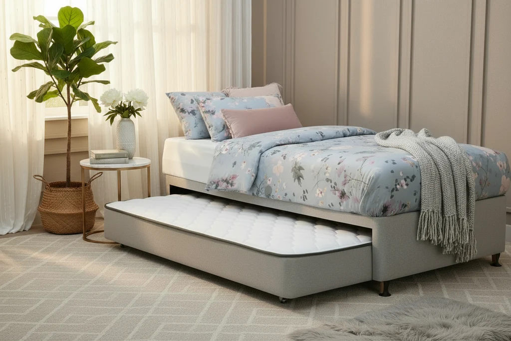 Environmentally Friendly Stay Over Trundle Bed Set Quality