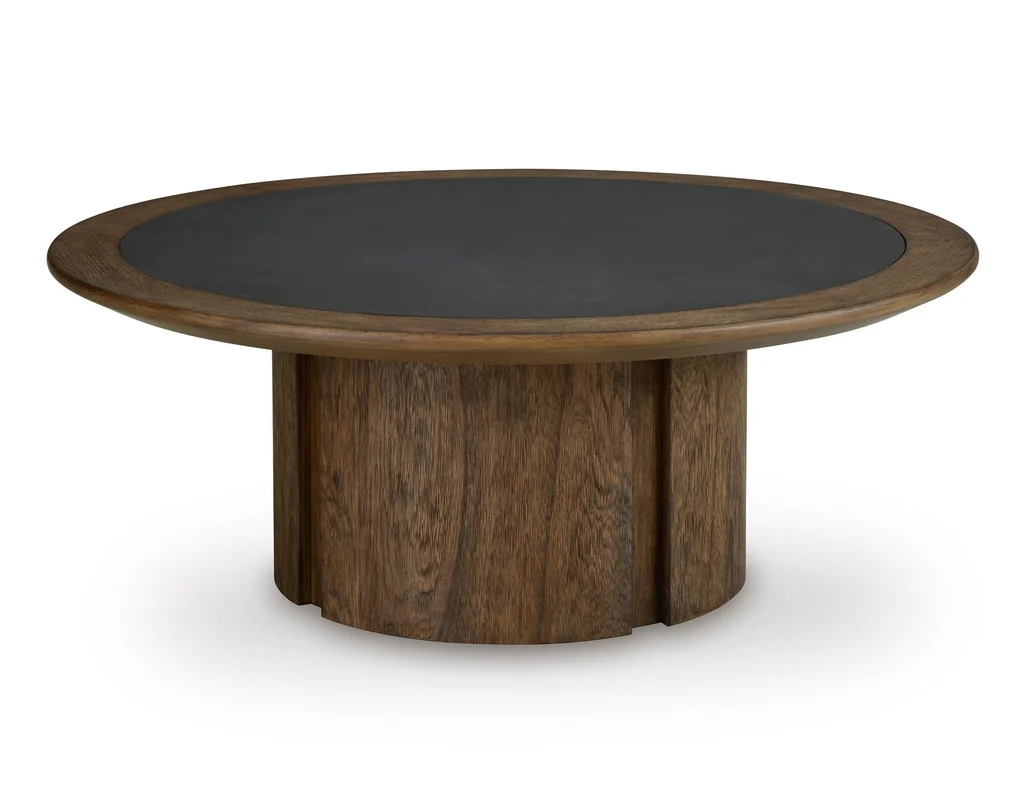 Easy-to-Use Athos Round Coffee Table Convenient