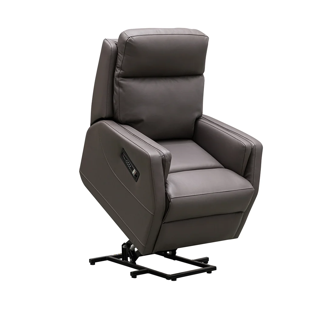 Healthy Cosmo 4 Motor Lift Chair Leather Light Grey Authentic