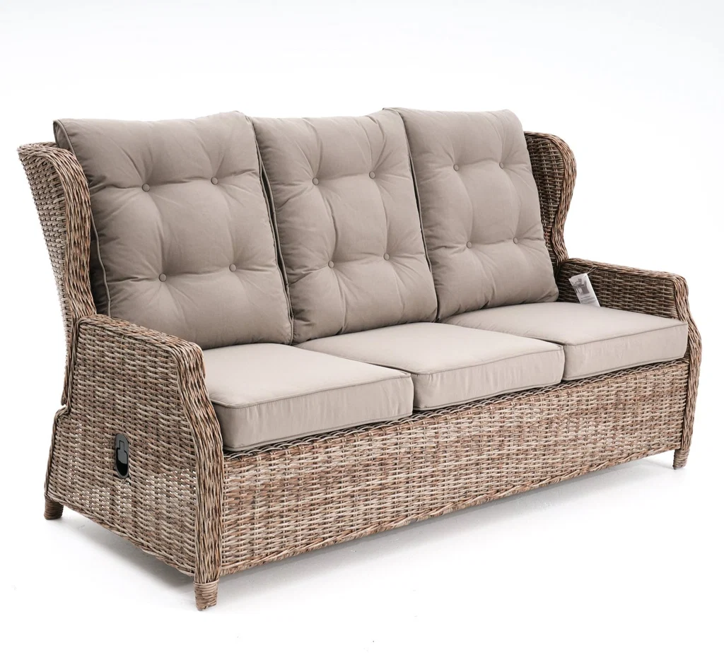 Exclusive Buenos Aires Outdoor Recliner 3 Seater Lounge Easy-to-Use