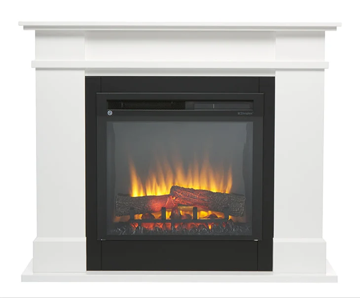 Quality Rail Medium Mantle Electric Fire Heater Detailed
