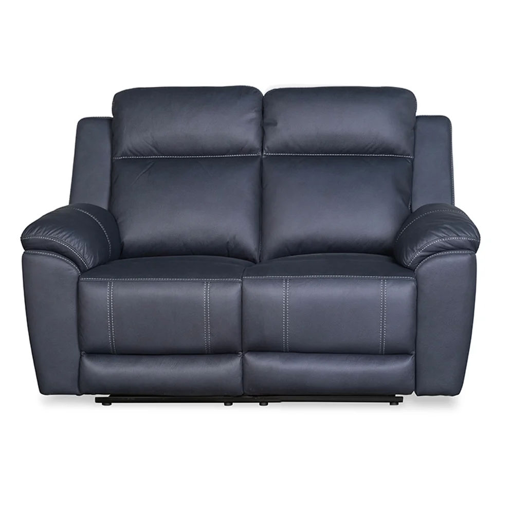 Detailed Lennox 2 Seater Lounge with Twin Recliners Comfortable