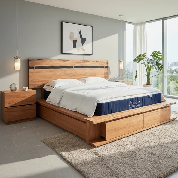 Durable Longford Gas Lift 2 Drawer Bed Exclusive