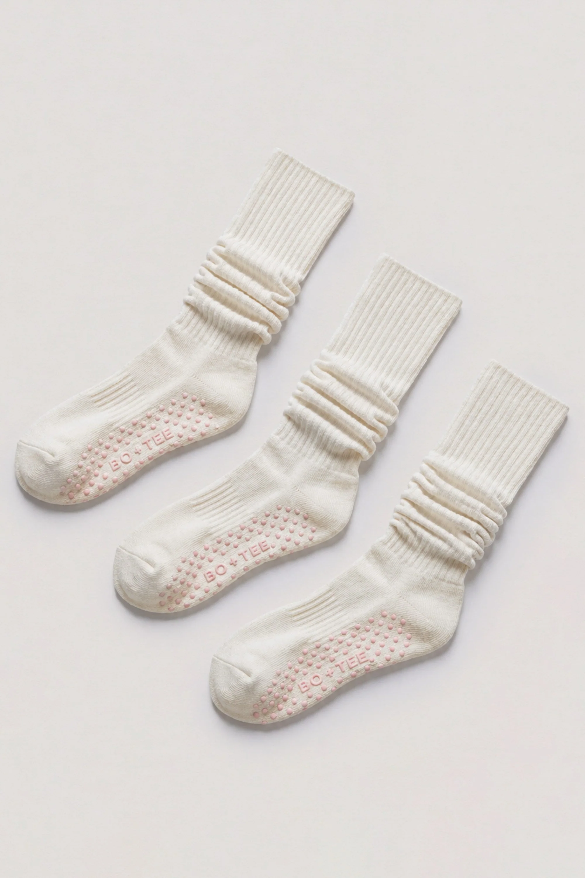Fast Pilates 3-Pack Socks Bundle in Coconut Green