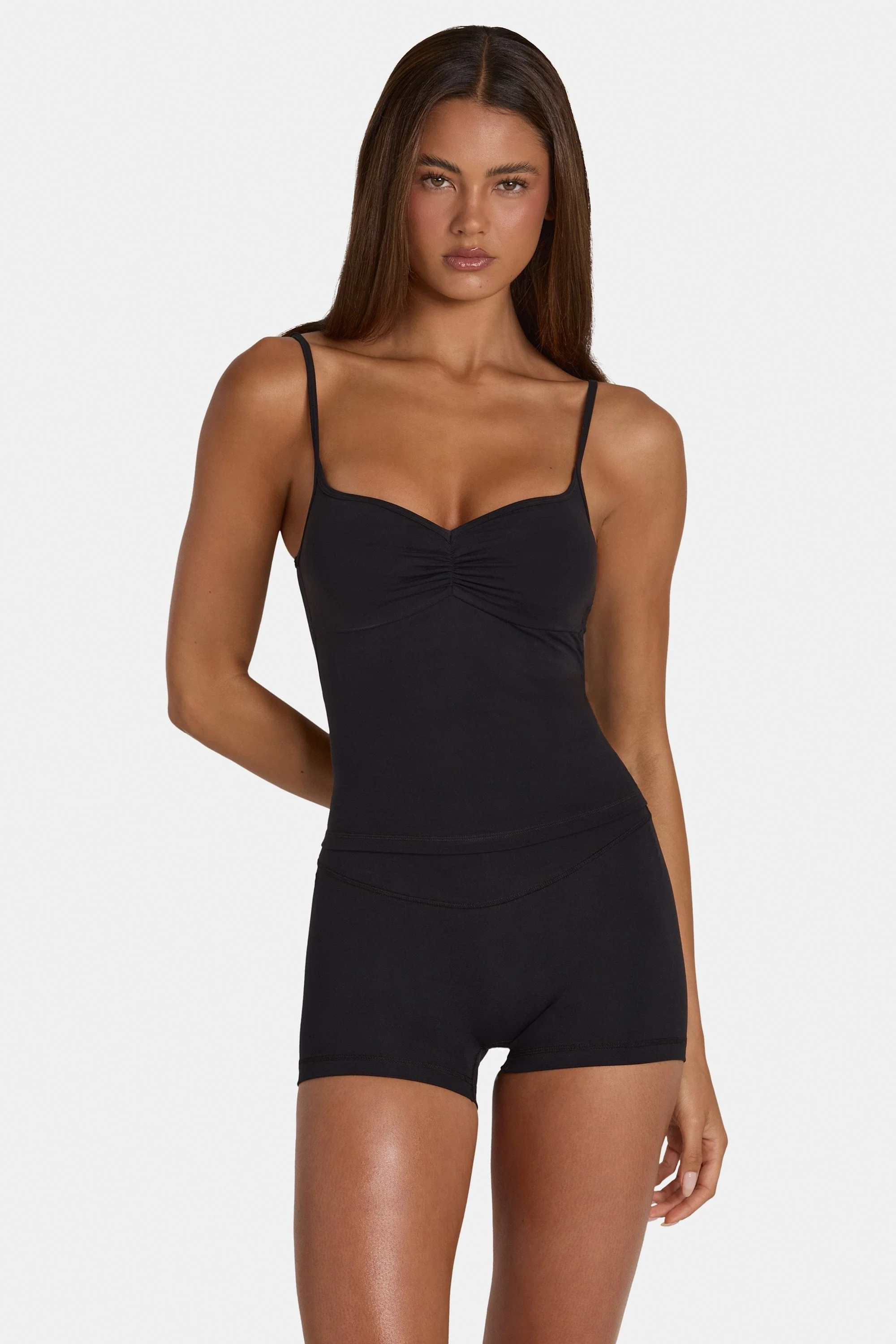 Minimalist Soft Active Tank Top in Black Comfortable