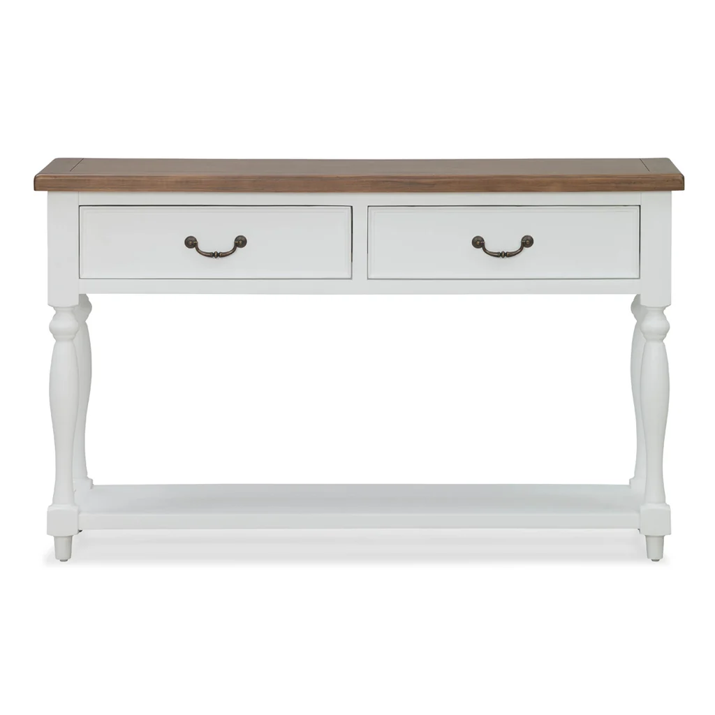 Enhanced Oregon Hall Table – Two Tone Trendy