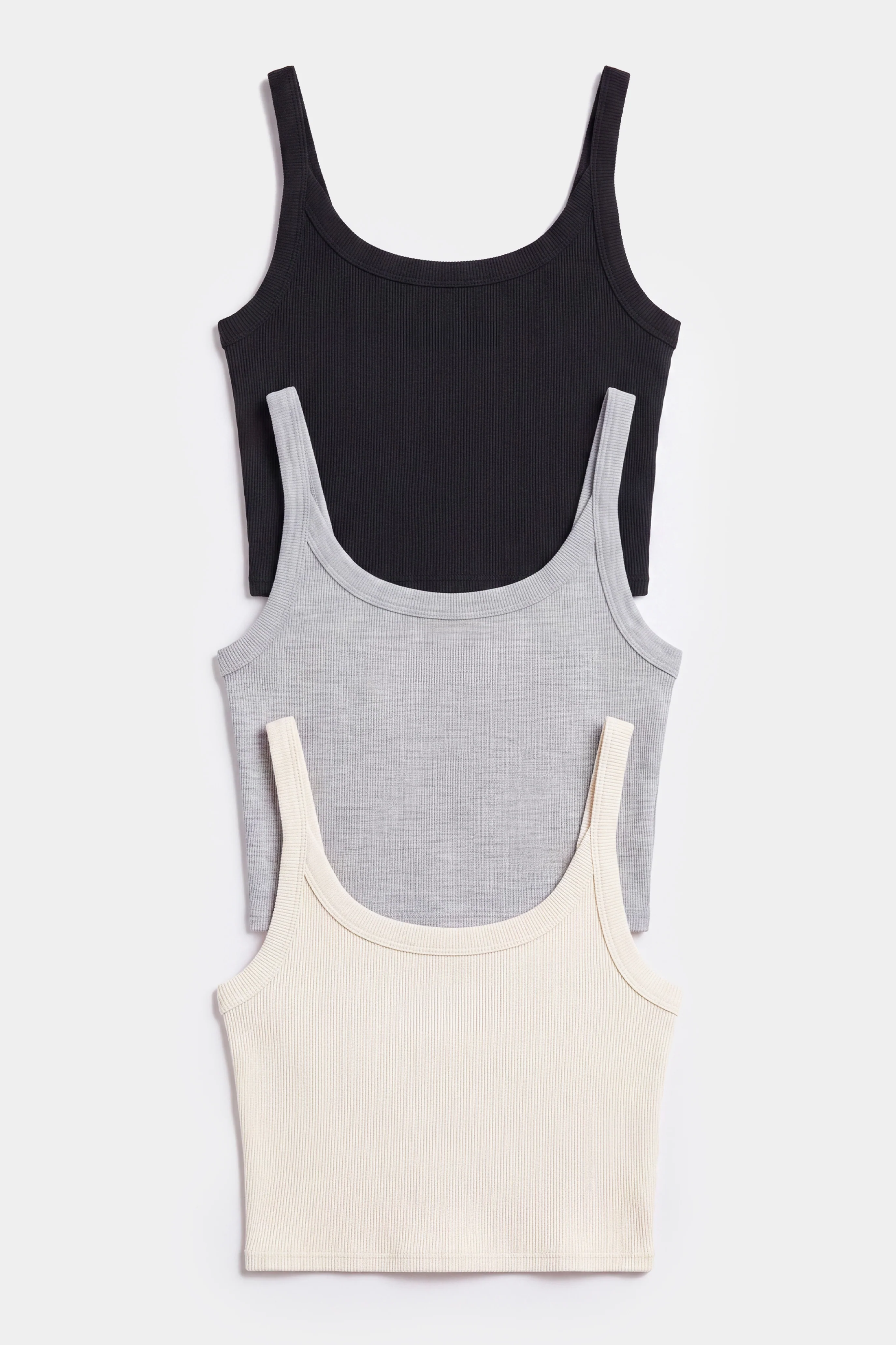 Dependable ButterCloud™ Built-In Bra Tank Top 3-Pack in Multi Professional
