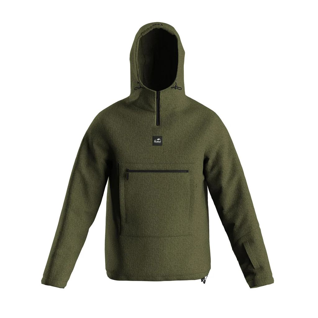 Selected Haukland Fleece Hoodie for Photographers – Olive Sophisticated