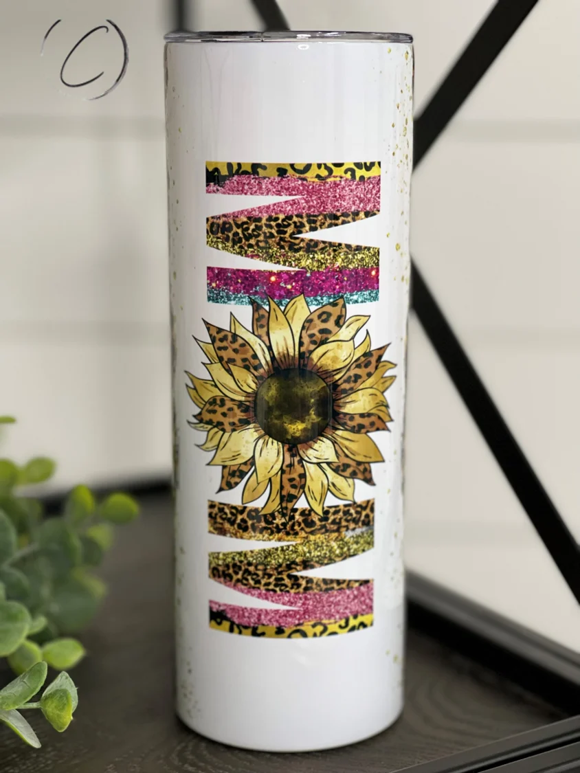 High-End Sunflower Mom Tumbler Premium Material