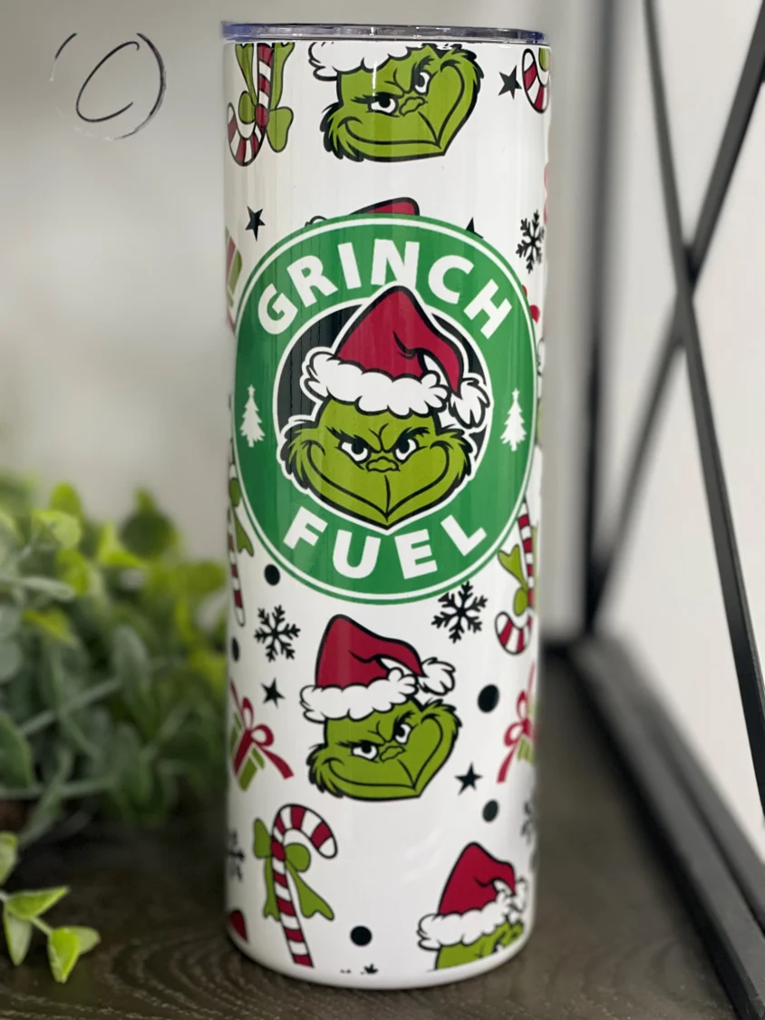 Organic Grinchy Sips Tumbler Expertly Made