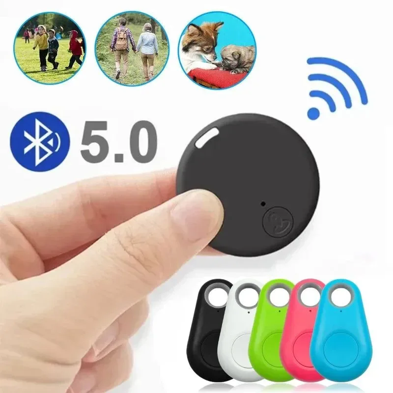 Durable Mini GPS Bluetooth Tracker – Anti-Lost Device for Pets Kids Bags and Wallets Powerful