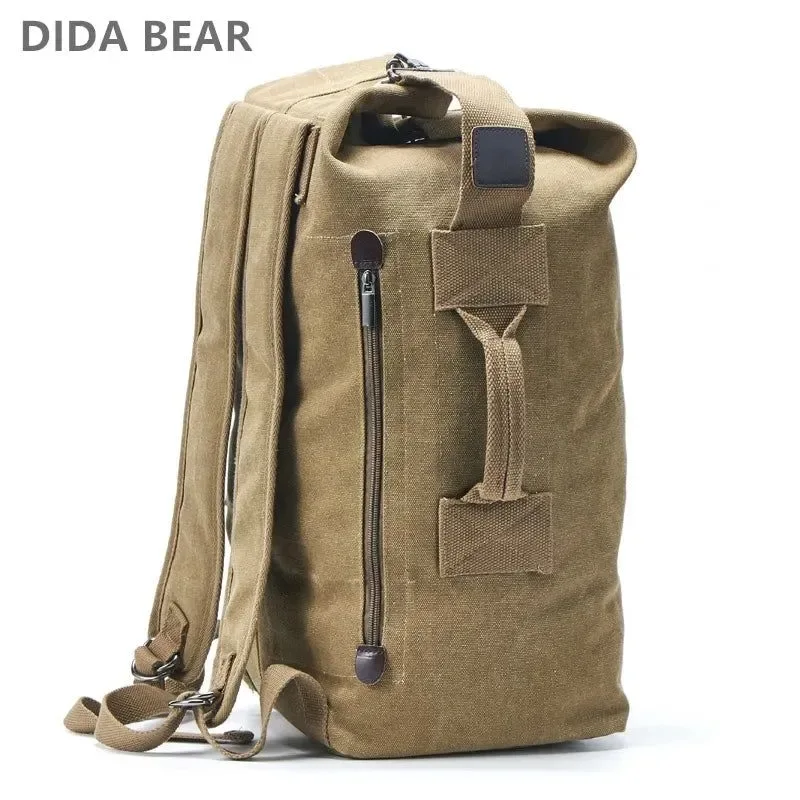 Fast Military Tactical Canvas Backpack – 20–35L Camouflage Outdoor Rucksack for Climbing Hunting Hiking Reusable