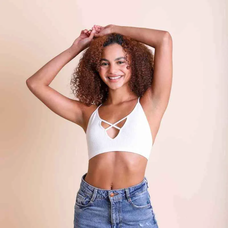 High-Quality Seamless Plunge Bralette Long-Lasting