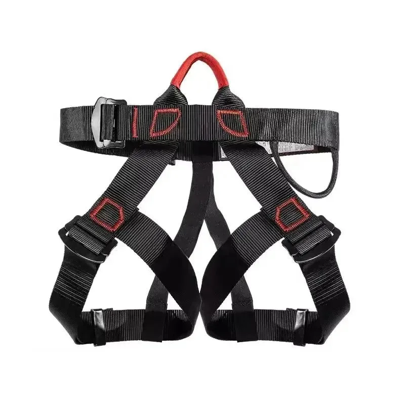 Trendy Outdoor Half-Body Harness Essential Safety Gear for Rock Climbing and Aerial Adventures Selected