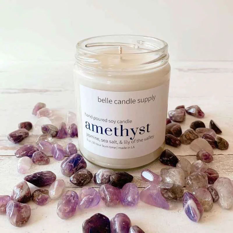 Official Purple Crystal Candle Original