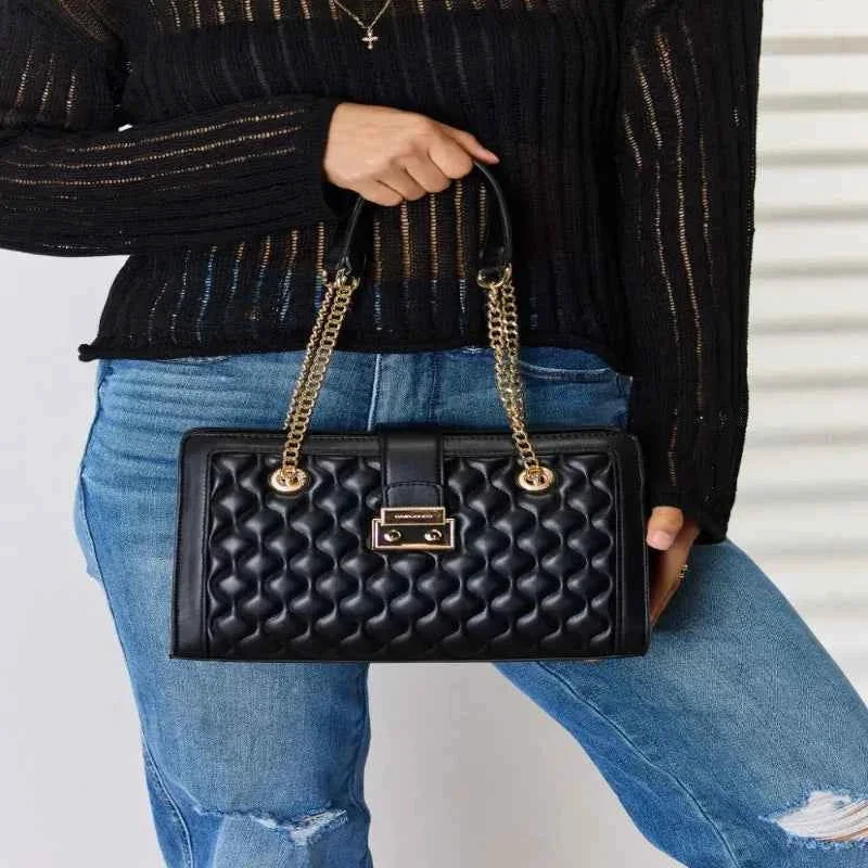 Enhanced Quilted Leather Handbag Artisan