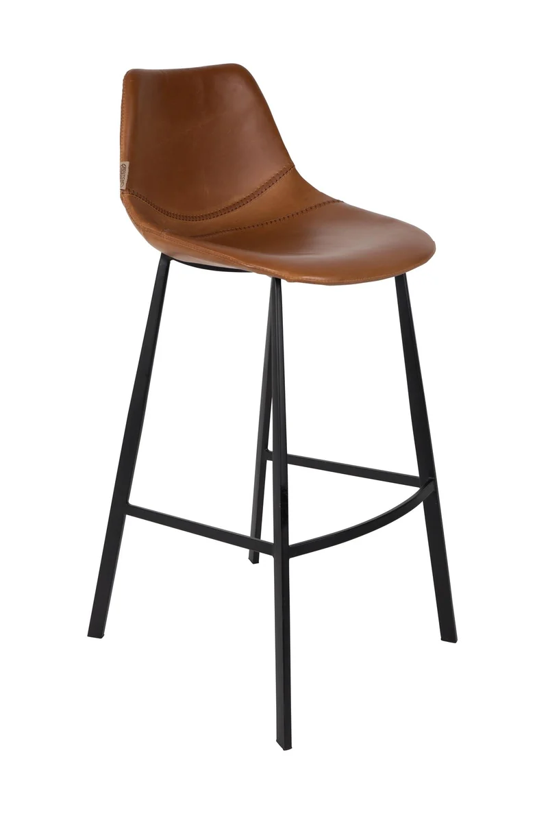 Solid Barstool Franky- Brown Comfortable