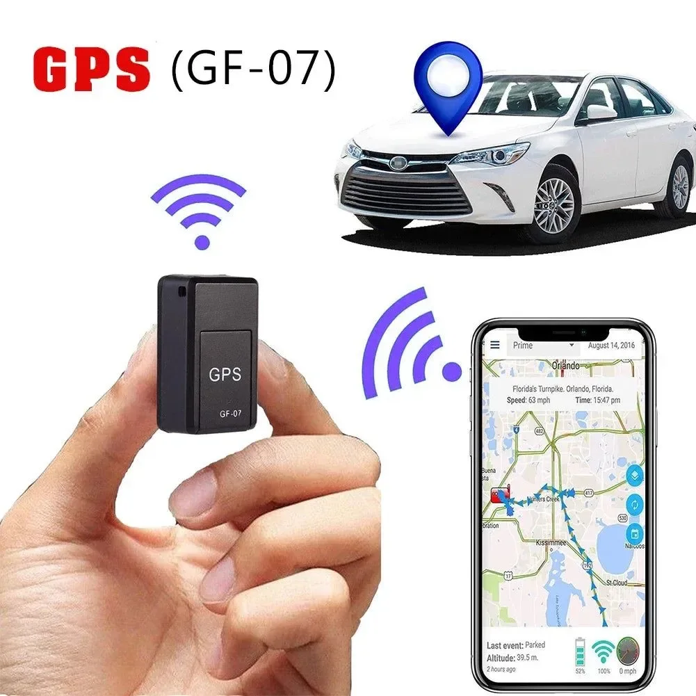 Authentic Magnetic Mini Car Tracker GPS – -Time Tracking Locator Device Green