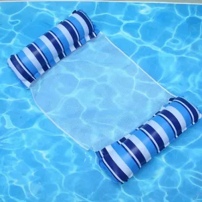 Green Inflatable Water Hammock Recliner – Floating Swimming Mattress for Pool and Sea Carefully Designed