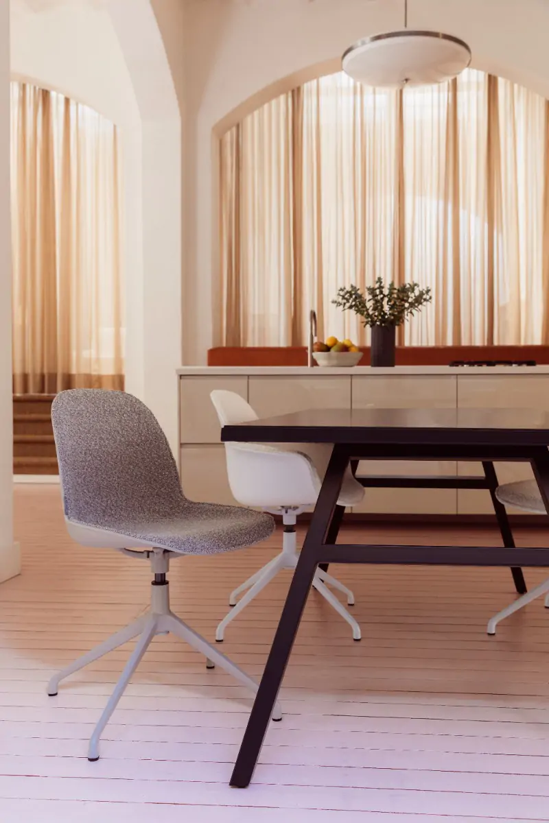 Quality Albert Kuip Swivel Chair Taupe Natural