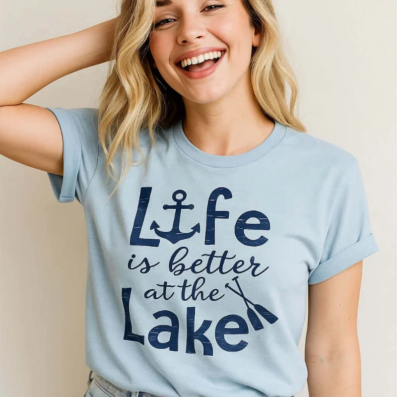 Clean Lake Life Tee Pure