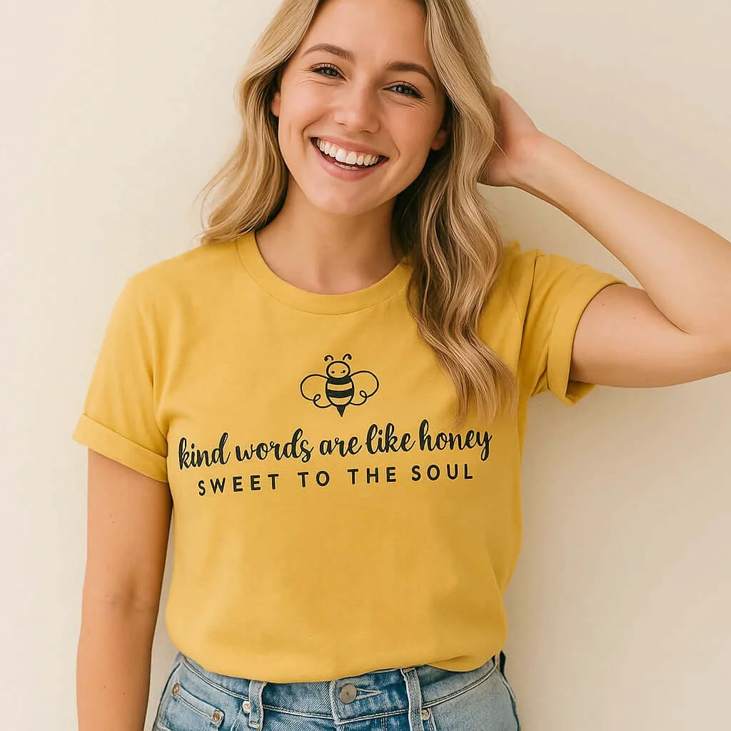 Elegant Honey Words Tee Fashionable