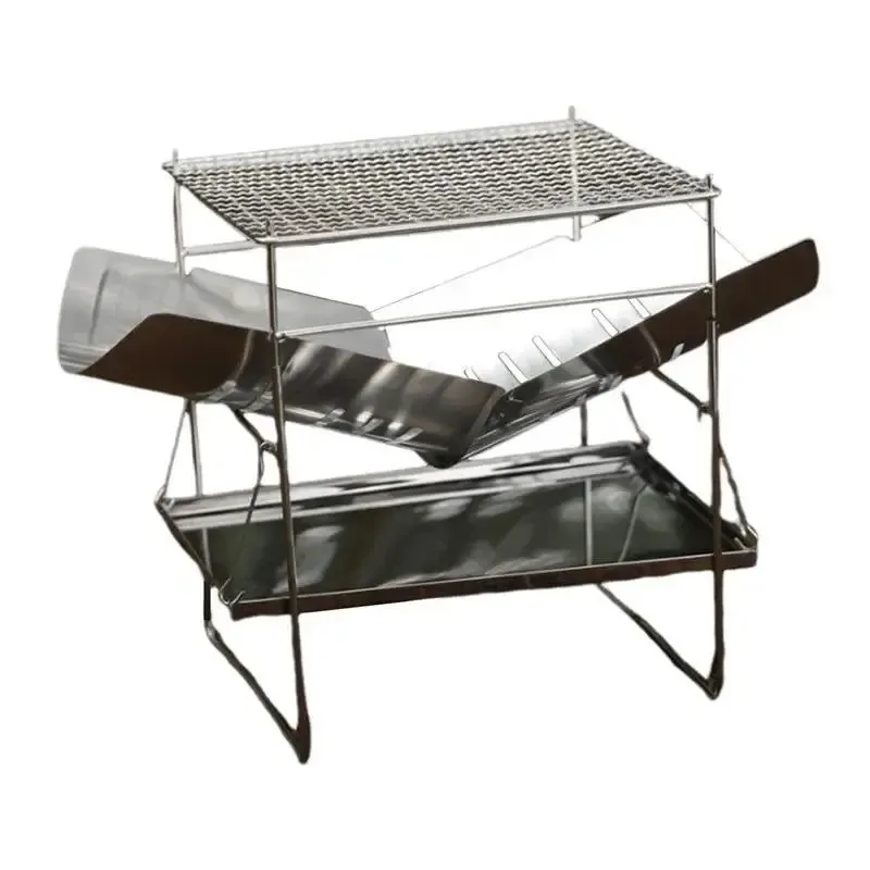 Convenient Stainless Steel Wood Stove for Tent Camping Outdoor Activities Trendy