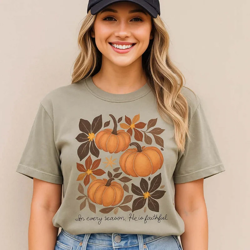 High-Quality Faithful Seasons T-Shirt Dependable