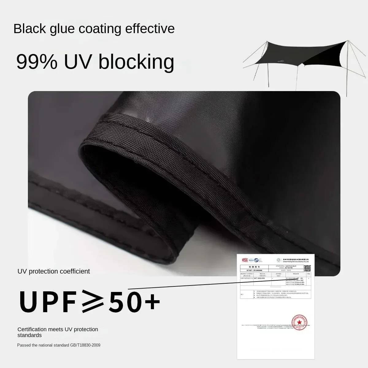 Trendy Camping Tarp Tent Vinyl Canopy Beach Sun Shelter Waterproof Awning Picnic Supplies Functional