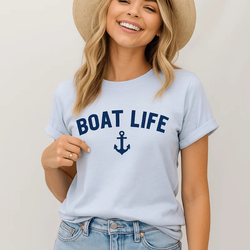 Durable Boat Life Tee Clean