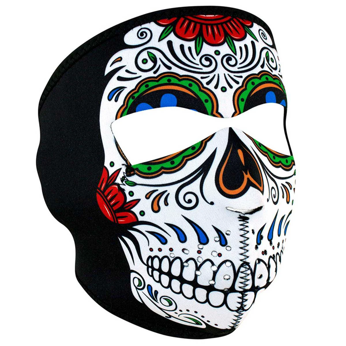 Reliable ZanHeadgear WNFM413 Full Mask Neoprene Muerte Skull World-Class